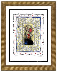 Antonio Grediaga Kieff Original Color Etching Bailaora Gitana Sculpture Design Hand Signed