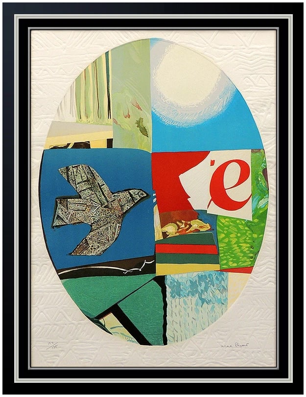 Max Papart Rare Original Embossed Aquatint Carborundum Hand Signed Modern Framed Artwork: This lot includes:Gallery COA & in-house shipping (*insurance and international shipping for an additional charge)Artist: Max PapartTitle: Pop CultureMedium: Highly Embossed Aquatint with CarborundumS