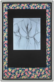 Jim Dine The Robe Goes To Town Original Color Aquatint Hand Signed Pop Art Framed Artwork