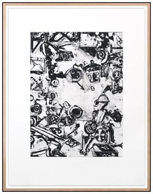 Richard Diebenkorn Signed The Barbarian Aquatint Drypoint Framed