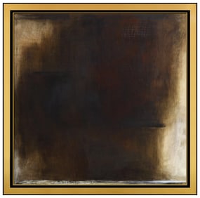 Nancy Haynes Signed Original Oil Modern Abstract Painting Board