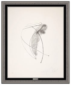 Joan Miro Signed Original Authentic III Modern Abstract Litho