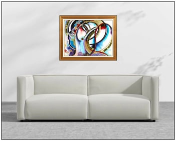 Martiros Manoukian Signed Tender Memories Embellished Serigraph