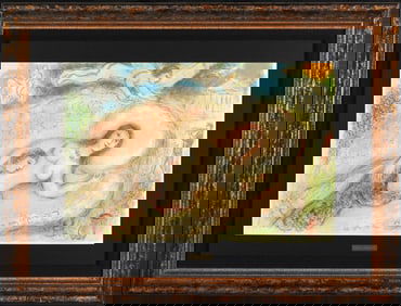 Marc Chagall Signed Circe Odyssey Suite Color Litho Framed