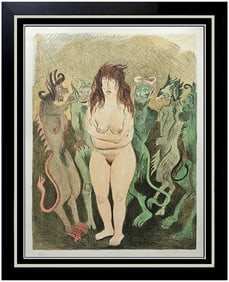 Raphael Soyer Signed Isaac Singer Gentleman Cracow Deluxe Litho