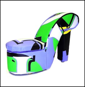 Steve Kaufman Signed Original Rare Pop Sculpture Oil Painting Canvas