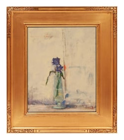 Terry Delapp Signed Original Acrylic Still Life Painting on Canvas