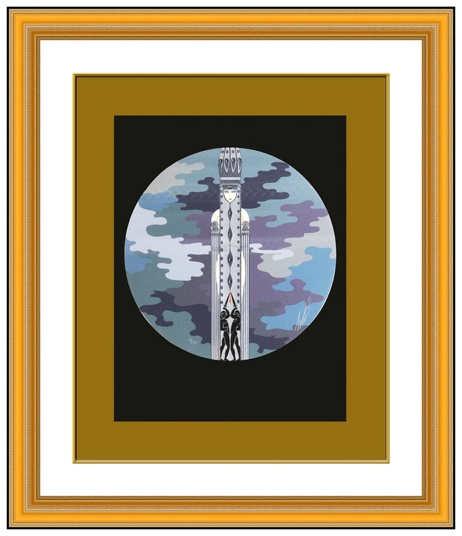 Erte Signed Original L'Indifference Serigraph Female Figurative Deco: This lot includes:Gallery COA & free domestic shipping (*insurance and international shipping for an additional charge)Artist: Erte Title: L'indifference Medium: SerigraphSize: 22” x 17 ½