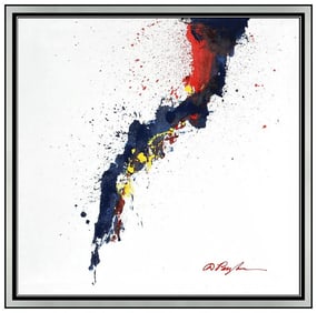 Dominic Pangborn Signed Original Large Acrylic Painting Canvas Oil