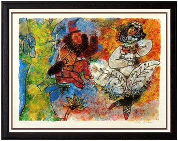 Theo Tobiasse Signed Hommage A Hc Andersen Color Litho