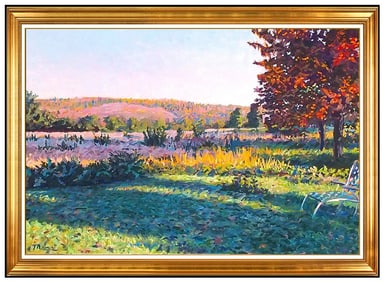 Scott Moore Signed Original Large Oil New England Maine Painting Canvas
