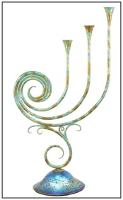 Colin Heaney Large Original Hand Blown Glass Sculpture Signed Modern Contemporary Art