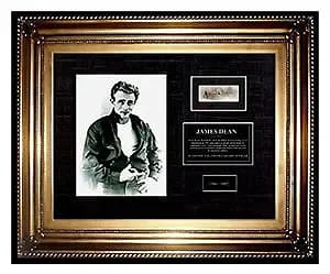 James Dean Hair Lock Autograph Photo Signed Memorabilia Hollywood Charity Artwork