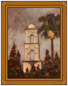 William Dorsey Original Oil Painting on Canvas Signed Landscape Framed Artwork