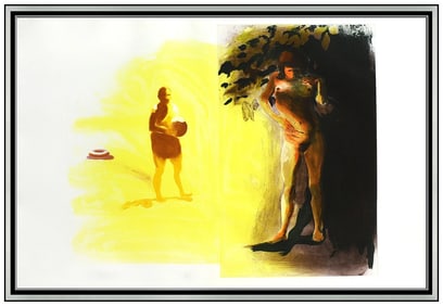 Eric Fischl Large Original Inner Tube Etching Aquatint Hand Signed Framed Artwork
