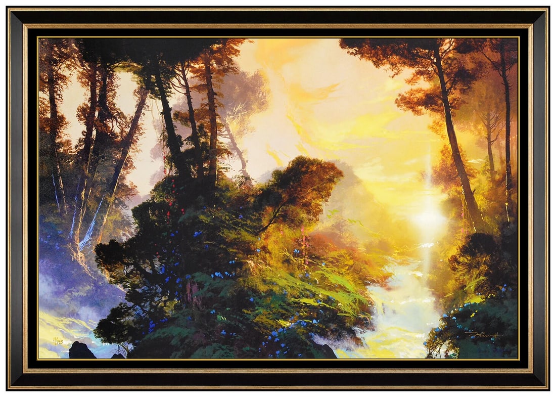 Dale Terbush Enchanted Love Large Hand Embellished Giclee on Canvas Signed Artwork (1 of 6)