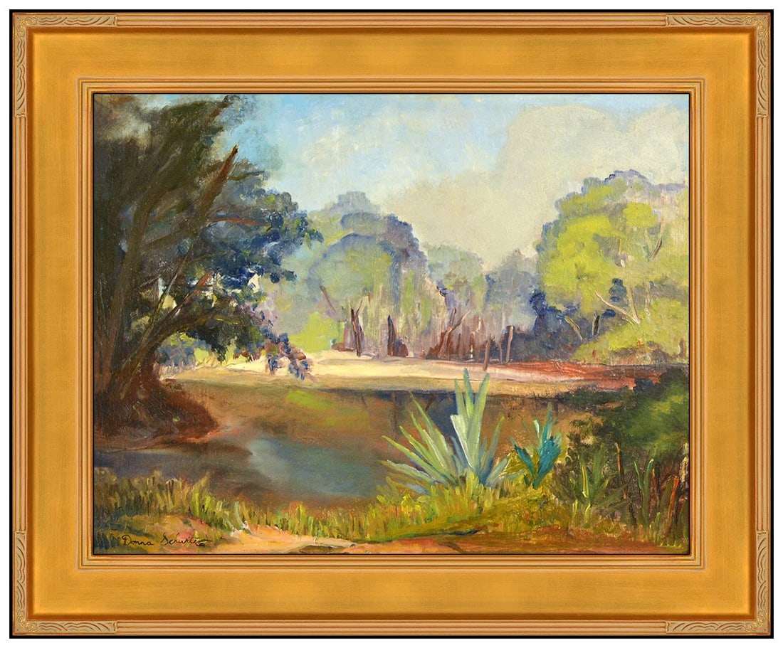 Donna Schuster Original Oil Painting on Board Signed California Landscape Art (1 of 4)