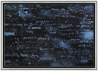 Jim Dine Cincinnati II Large Color Lithograph Hand Signed Framed Art