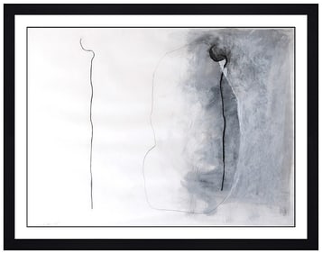 Alexis Portilla Large Original Acrylic Painting Signed Abstract Framed Art