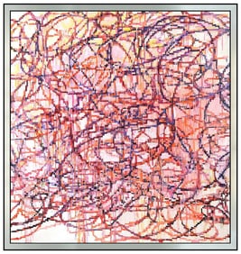 Steve Hurd Large Original Oil Painting on Canvas Signed Modern Abstract Art