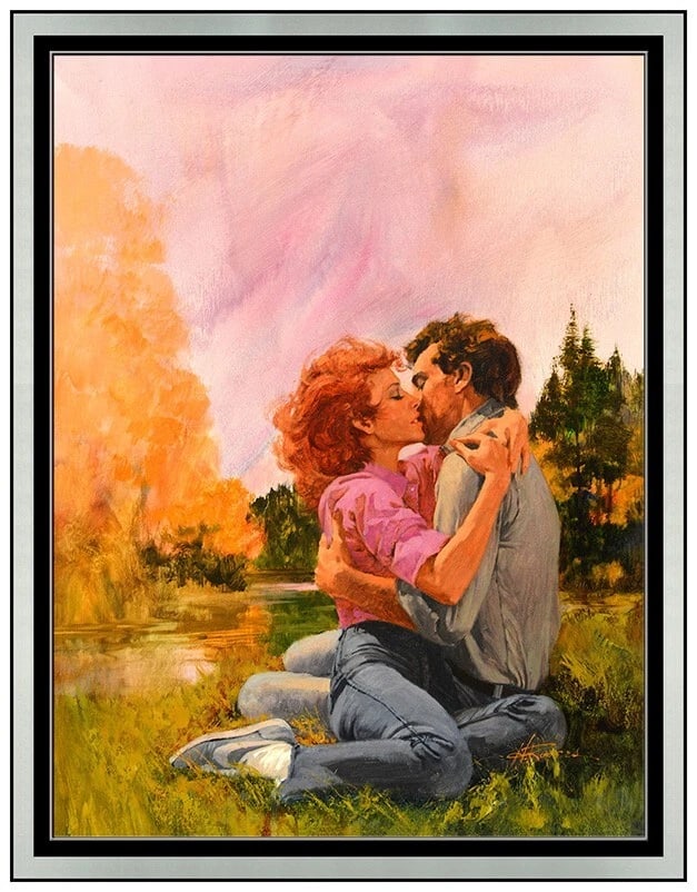 Howard Rogers Original Oil Painting on Board Signed Female Portrait Framed Art (1 of 4)