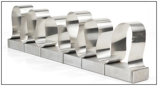 Benni Efrat Original Stainless Steel Sculpture Signed Modern Abstract Artwork