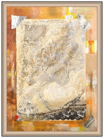 Lucien Dulfan Original Oil Painting on Canvas Signed Figurative Framed Artwork