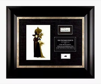 Wizard of Oz Wicked Witch Signed Costume Movie Prop COA Memorabilia