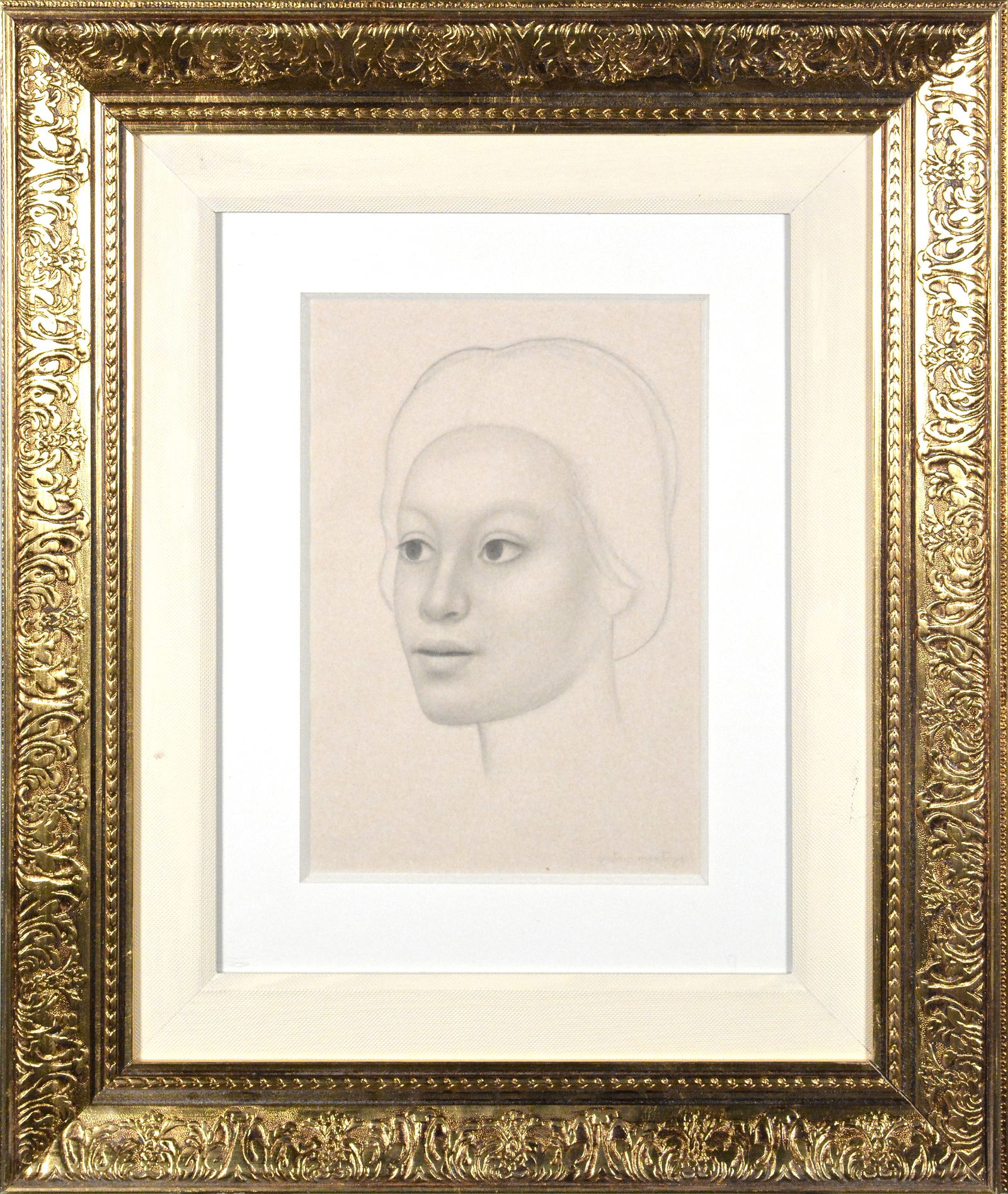 Gustavo Montoya Original Graphite Illustration Signed Mexican Artwork: This lot includes a Gallery COAArtist: Gustavo Montoya Title: Elegance Medium: Graphite on Paper Size: 13" x 9" Framed: 25" x 21" Signed: Lower Right *There are old ways and new ways to do business, w