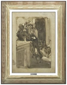 Frank Tenney Johnson Original Oil Painting on Board Western Landscape