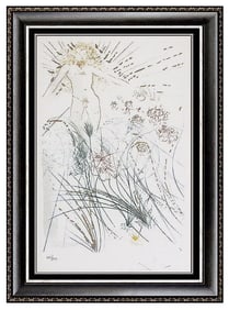 Salvador Dali I Am Beloved Color Etching Hand Signed Surreal Art