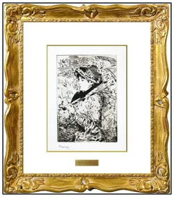 Edouard Manet Original Etching Signed Female Portrait Art