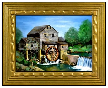 William O. Ewing III Original Oil Painting on Canvas Signed Custom Framed Artwork