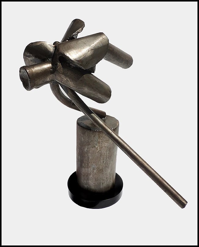 Theodore Ted Gall Original Bronze Steel Sculpture Signed Abstract Modern Art (1 of 3)