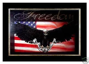 Bill Mack Harley Davidson Original Signed Lithograph Artwork: This lot includes:Gallery COA. In-house shipping available (insurance and international shipping for an additional charge).Artist: Bill MackTitle: FreedomMedium: LithographSize: 19 ½" x 34"Fram