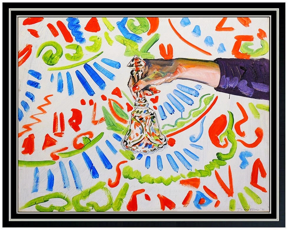 Tom Christopher Large Original Acrylic Painting on Canvas Signed Modern Artwork (1 of 4)