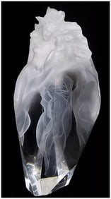 Frederick Hart Acrylic Sculpture First Light Hand Signed Nude Female Figurative Art