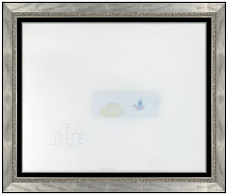 Pinchas Cohen Gan Original Acrylic Painting Signed Modern Abstract Framed Art