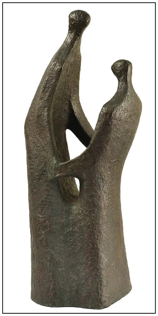 Jason Seley Large Original Full Round Bronze Dance Sculpture Signed Abstract Art (1 of 4)