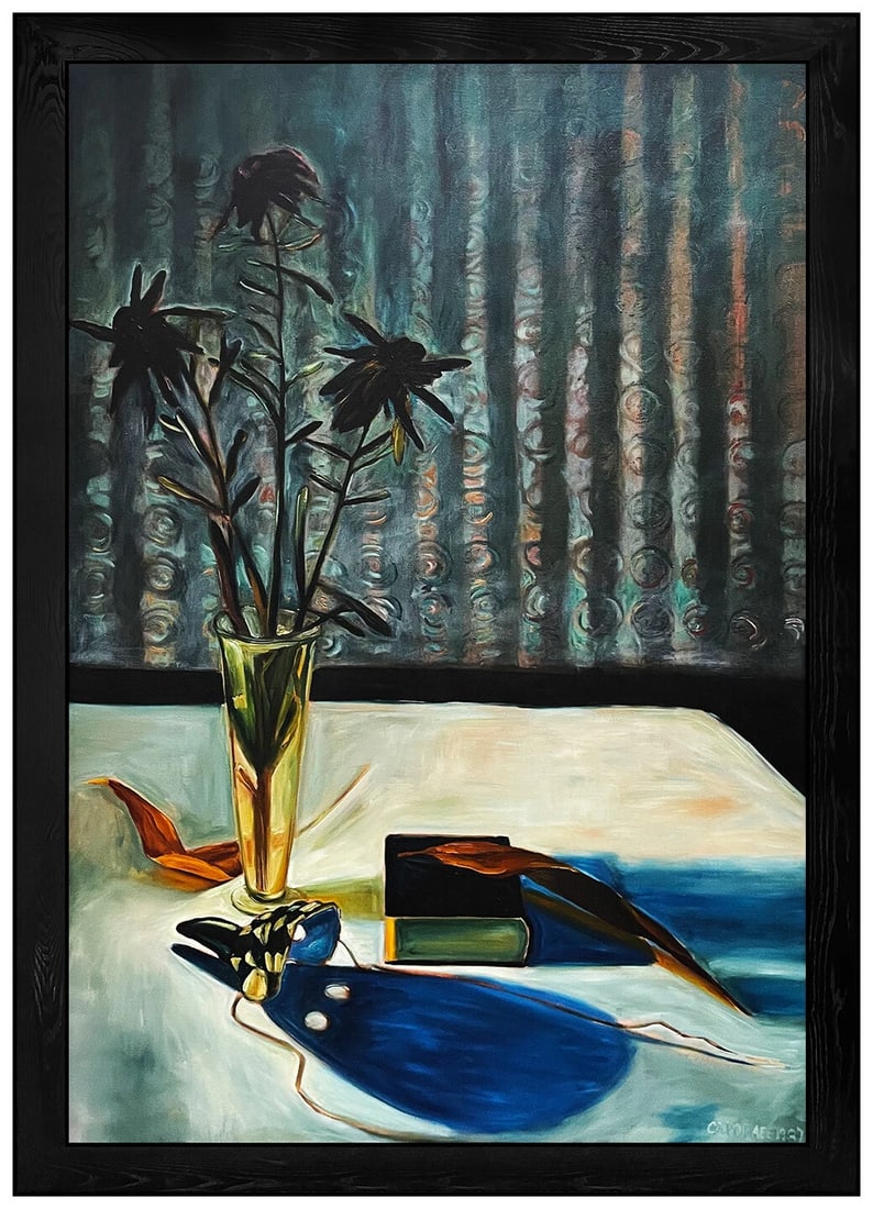 Suzanne Caporael Large Original Oil Painting On Canvas Signed Still Life Art (1 of 5)