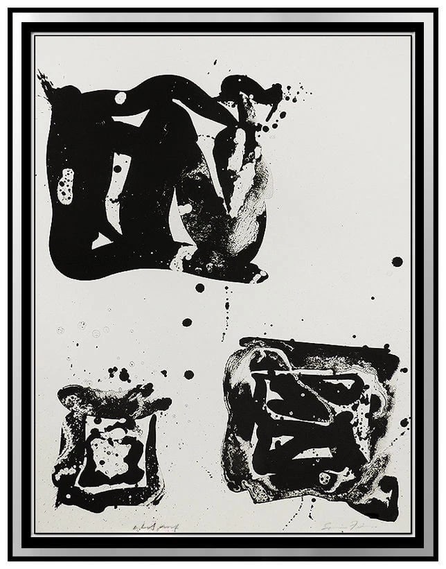 Sam Francis Original Color Lithograph Hand Signed Large Abstract Art Third Stone (1 of 6)