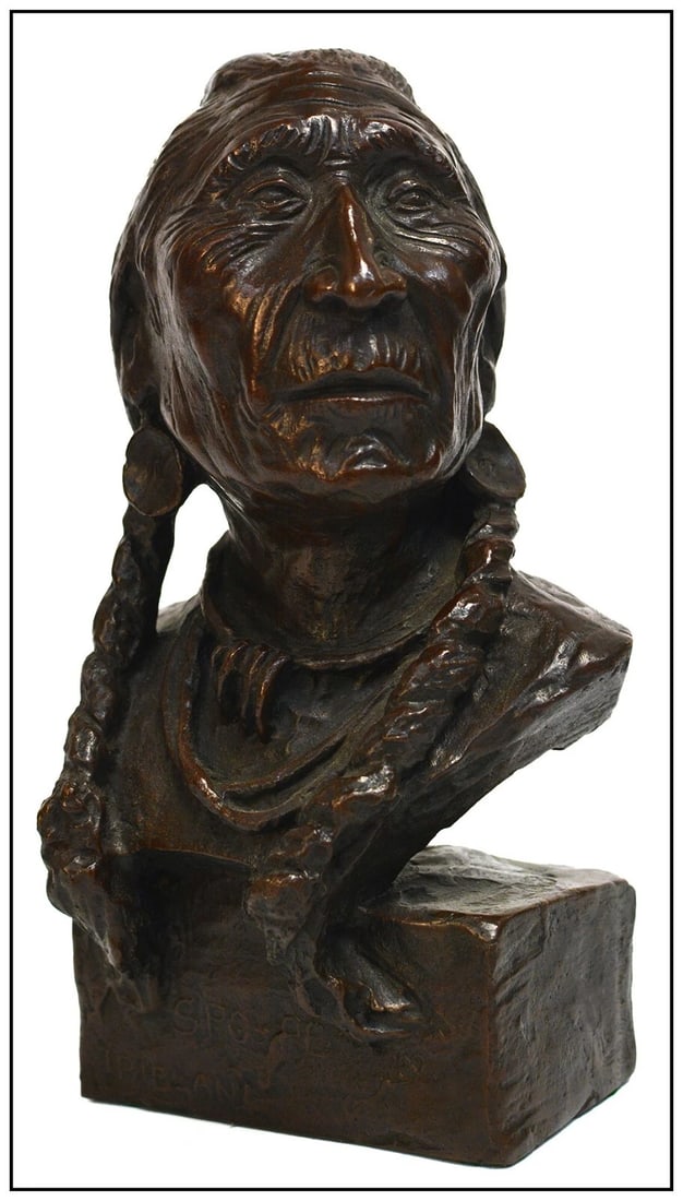 Charles Beil Turtle Bronze Sculpture Native American Figurative Signed Artwork (1 of 5)