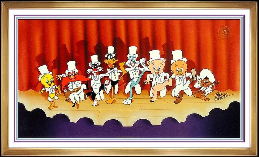 Warner Bros Friz Freleng Original Hand Painted Bugs Bunny Animation Cel Art (1 of 6)
