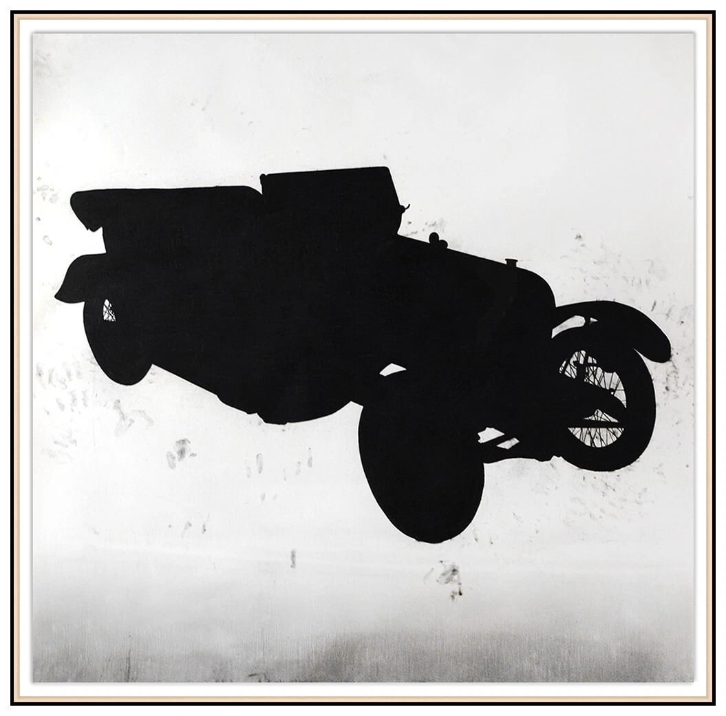 Randy Twaddle Large Original Charcoal Drawing Signed Automobile Framed Artwork (1 of 5)