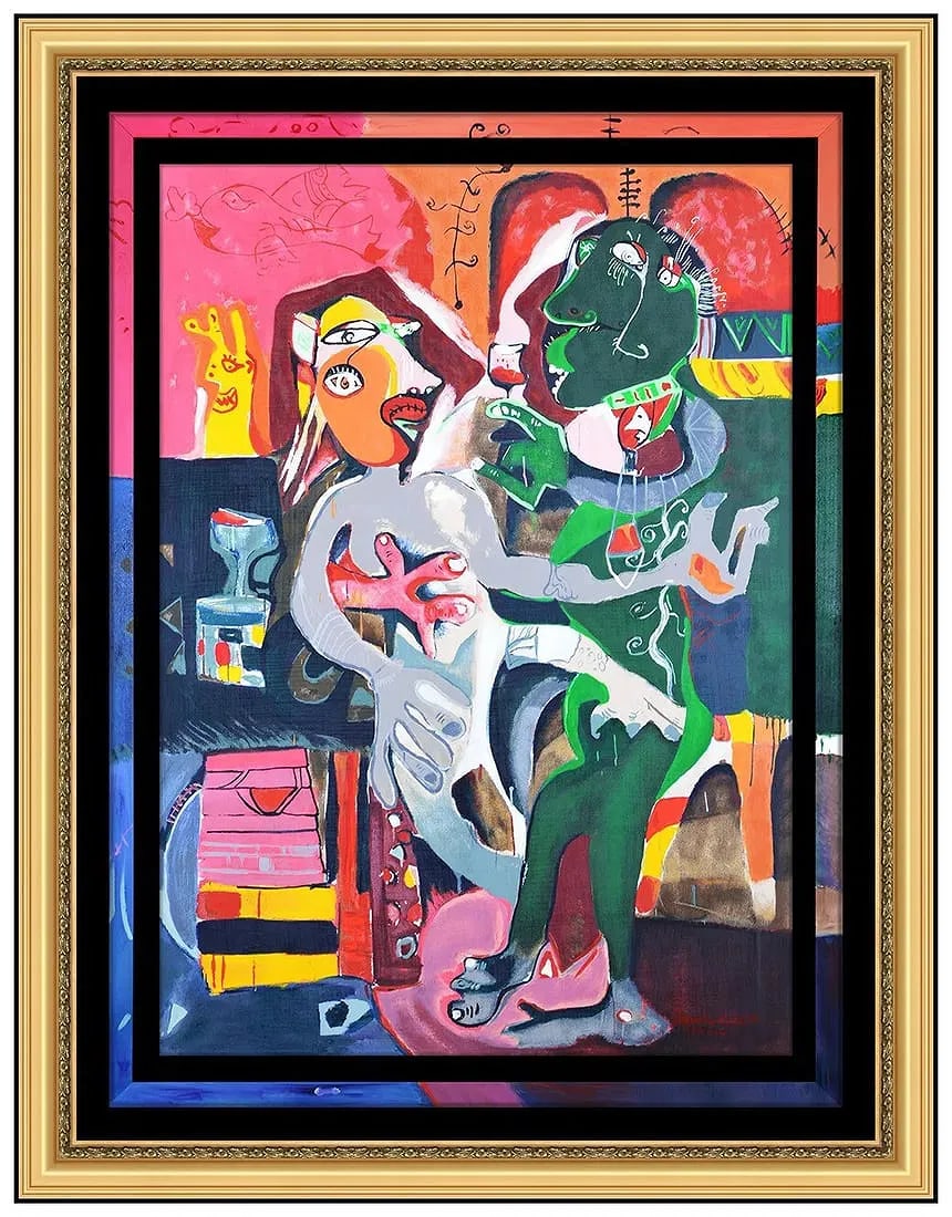 Alexandra Nechita Large Hand Embellished Giclee On Canvas Signed Summer Europe (1 of 5)