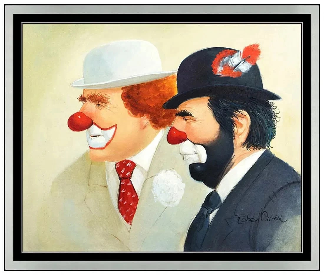 Robert Emmett Owen Original Oil Painting On Canvas Signed Framed Artwork (1 of 4)