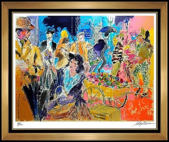 Leroy Neiman Large Original Color Serigraph Hand Signed My Fair Lady Art