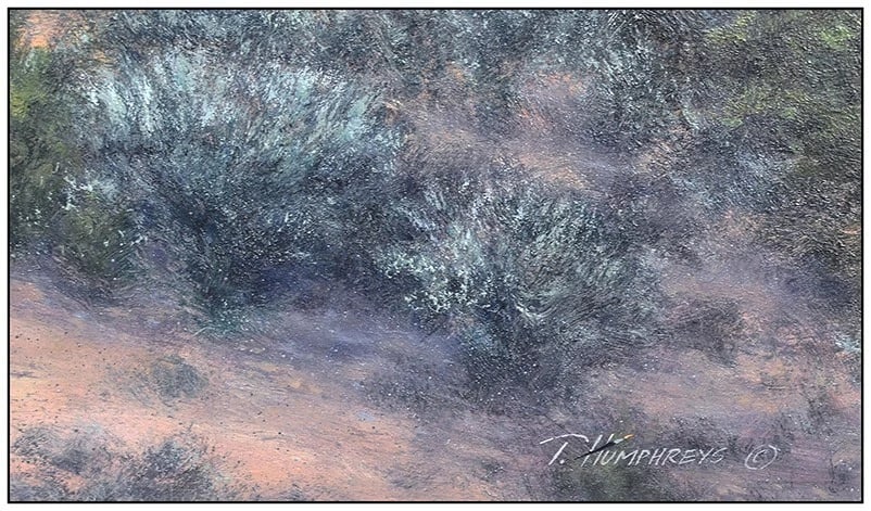 Travis R Humphreys Large Original Oil Painting On Canvas Signed Landscape Art - 4