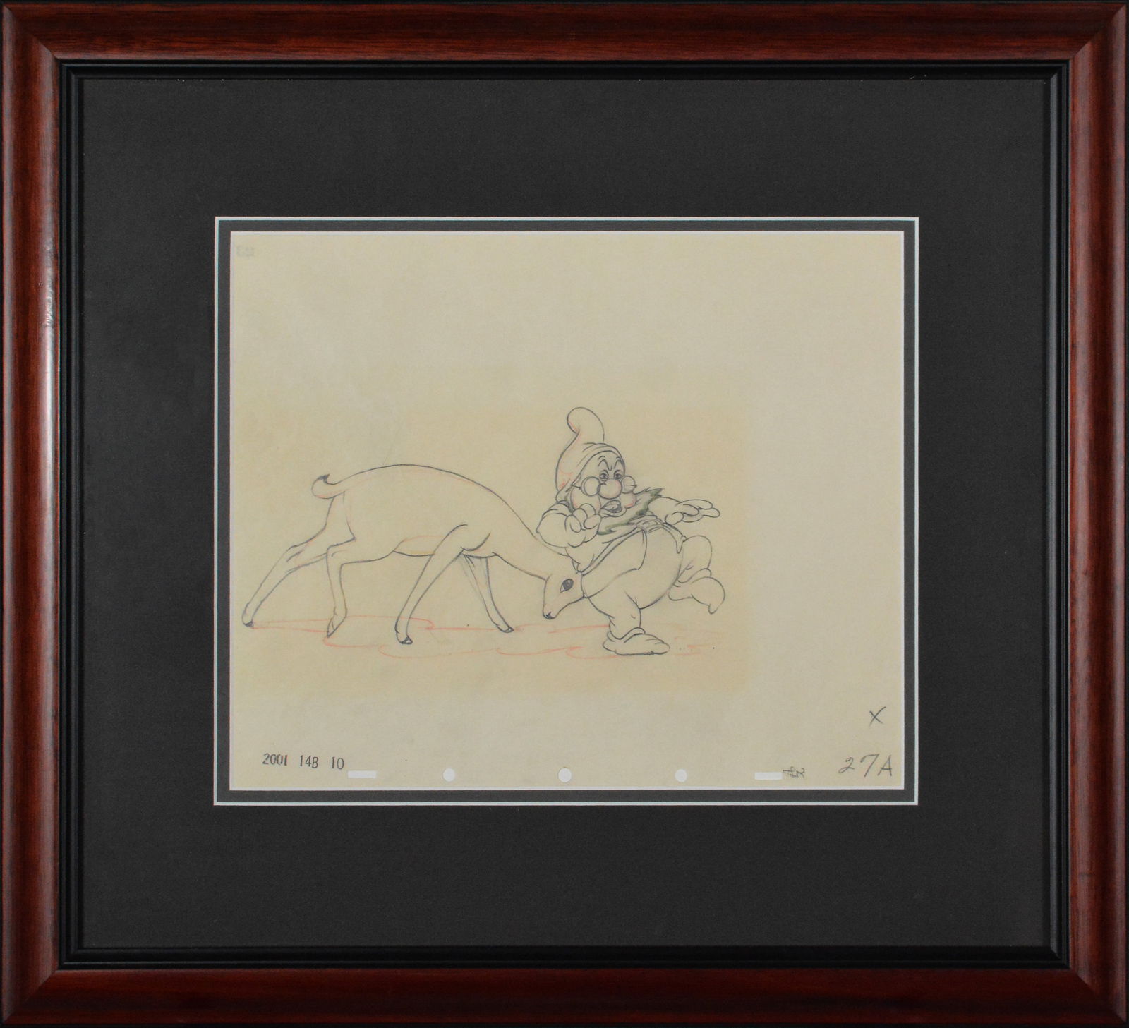 Frances Goold Booth Doc and Deer Disney Sketch (1 of 5)