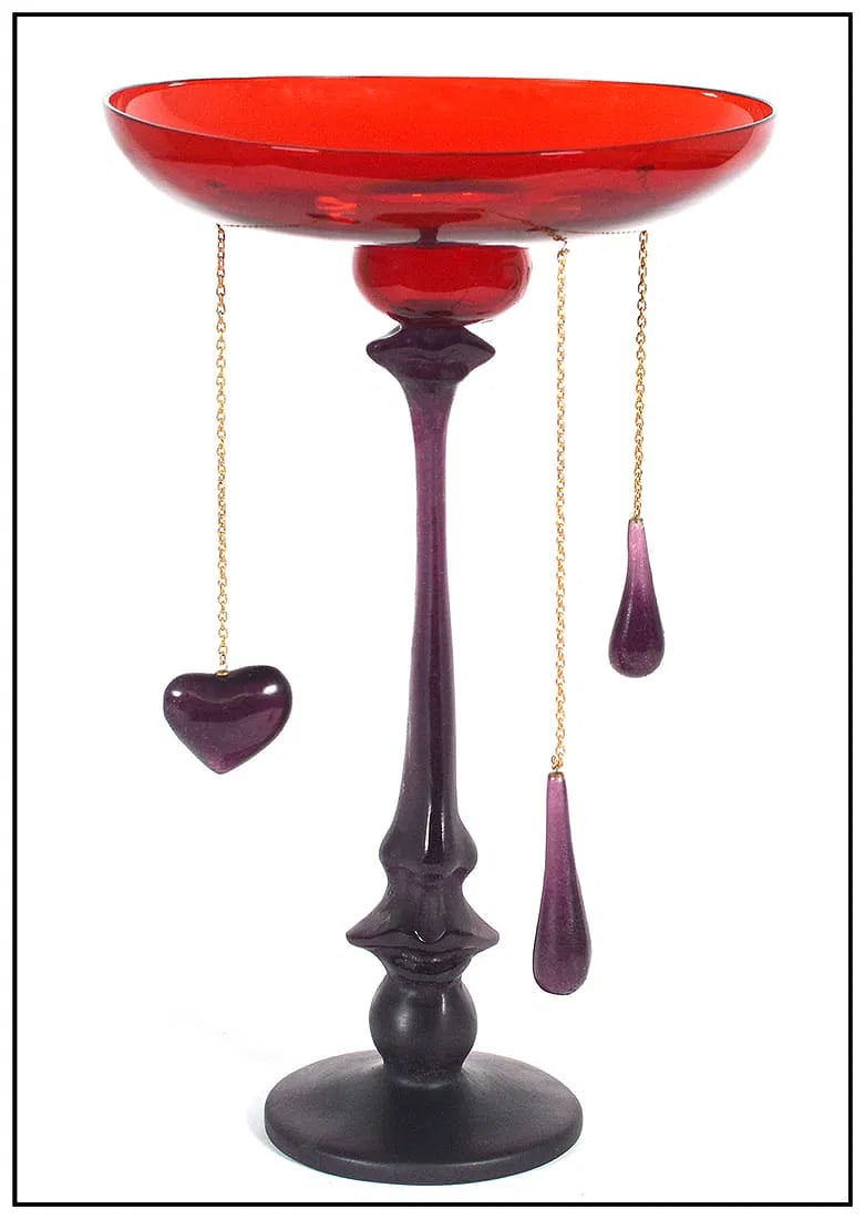 Salvador Dali Daum Studios Pate De Verre Calice Glass Sculpture Full Round Art (1 of 6)